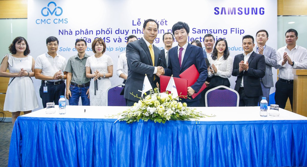 CMS is the sole distributor of Samsung Flip